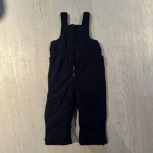 L.L. Bean Kids Navy snow bibs